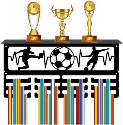 Dailygoody - Voetbal medaille hanger - Medaille display - Trofee