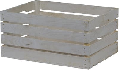Houten Kist - Groot, Wit / Opbergkist / Geschenkverpakking / Gift / Kado