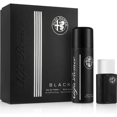 Alfa Romeo Black EDT 15 ml + Bodyspray 150 ml (man)