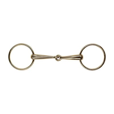 2-rings cyprium snaffle bit met fijne massieve lopen voor paarden Feeling