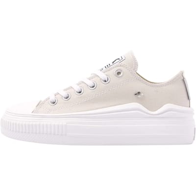 British Knights - Kaya Flow Low Dames Sneakers Laag - Maat 37 - Beige - Katoen - Vrouwen Schoenen