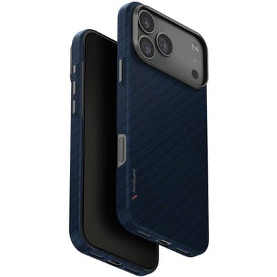Coque UNIQ Keva EDGE pour iPhone 17 Pro Max Chargement Magclick Bleu