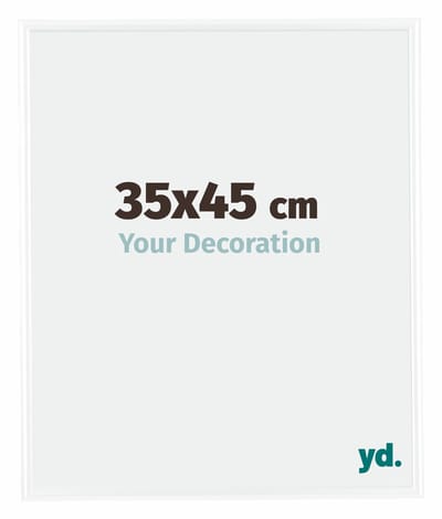 Your Decoration - Fotolijst 35x45 cm - Kunststof - Wit Hoogglans - Bordeaux