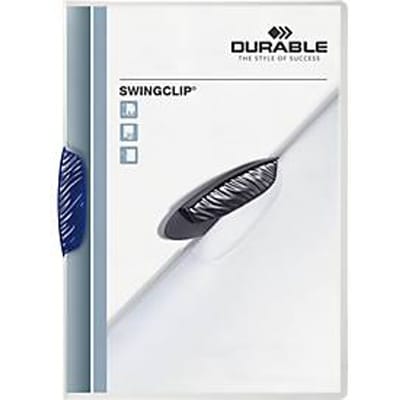 DURABLE klemmap Swingclip, A4, PP, met clip, donkerblauw