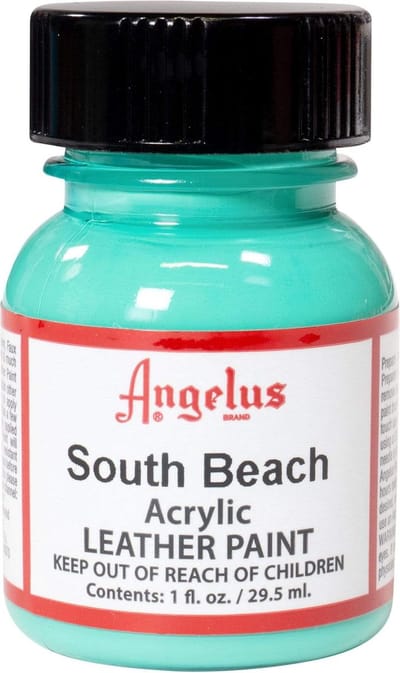 Angelus Leather Acrylic Paint - textielverf voor leren stoffen - acrylbasis - South Beach - 29,5ml