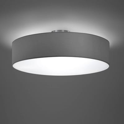 Trio Lighting Plafondlamp Hotel, mat nikkel/grijs, Ø 50 cm