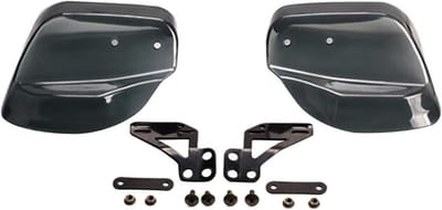 Motorhandvat Beschermers - Stuur Windscherm - Rijcomfort Verbeteren - Duurzaam Stevig Materiaal - 2 mm Dikte - Zwart