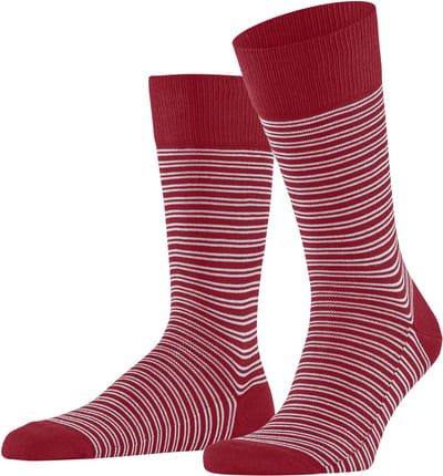 FALKE Family Special Edition duurzaam huidvriendelijk katoen Sokken heren rood - maat 39-42