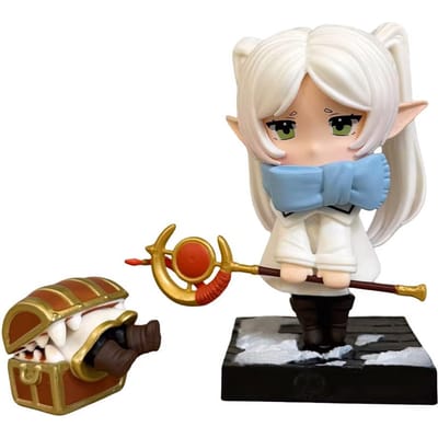 13cm Sousou no Frieren Anime Meisje Figuur Frieren Beyond Journey's End Fern/Himmel/Stark Actiefiguur Verzamelfiguur Poppetje Speelgoed beige