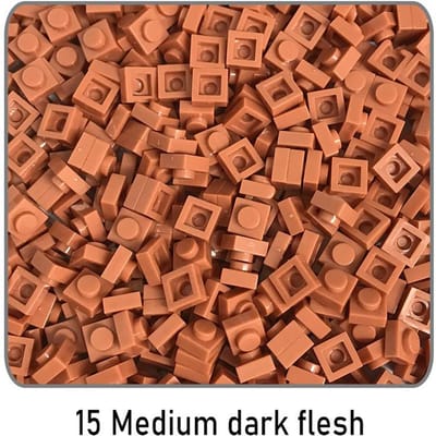 100 Stuks ZELF BOUWEN Bouwstenen Dunne Figuurtjes Bakstenen 1x1 Puntjes Leergericht Creatieve Dimensie Compatibel Met 3024 Speelgoed ideaal 100 pieces