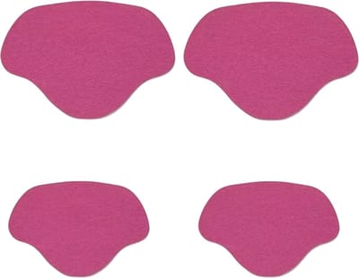 4-delige Sneaker Hiel Reparatie Pads – Onzichtbare Hielbeschermers & Hielkussens – Zelfklevende Schoen Reparatie tegen Slijtage, Blaren en Schoen Schuren - ROZE