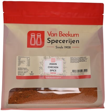 Van Beekum Specerijen - Asian Chicken Spice - 1 KG (hersluitbare stazak)