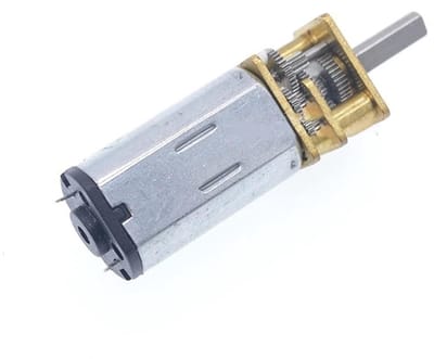 DC Motor - Kleine Motor - Modelbouw - Koperdraad - 6V 200rpm - Zilver