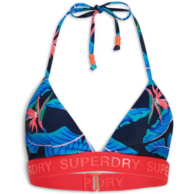 Superdry - Triangelbikinitop met logo - Dames - Badpakken