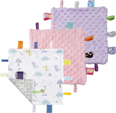 Zachte Sensorische Dekens voor Baby's en Peuters, Ideaal als Kraamcadeau