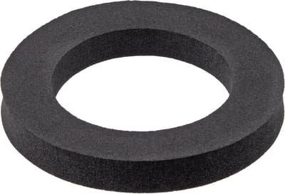 Afdichting voor gootsteen - Afvoerring Rubber - Lekkages Voorkomen - Gestructureerde Afwerking - 110 mm diameter - Transparant