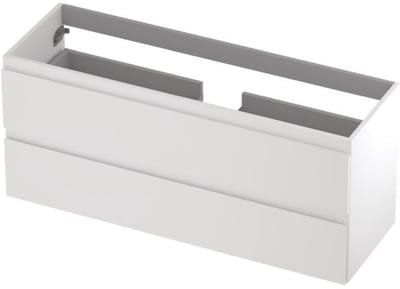INK - Onderkast 2 Laden Greeploos Gelakt - 1200x400x520 Mm - Mat Wit