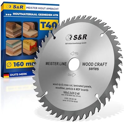 Hardmetaal Cirkelzaagblad 160 mm – 40 Tanden voor Houtbewerking en Zaagmachines