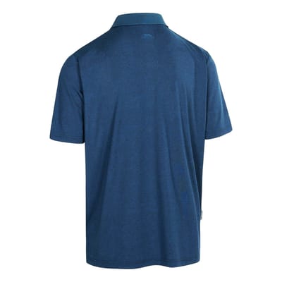 Trespass Heren Gedding Poloshirt (Donker pauwmarmer)