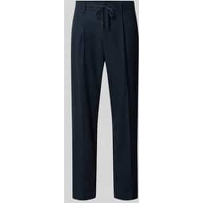 Tapered broek van wol, model 'LEROY'
