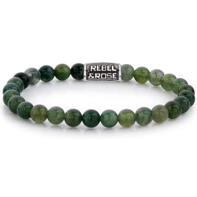 Armband - Staal/Beads | Rebel & Rose