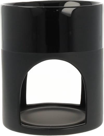 Scentchips® Duo Matt - Waxbrander - Geurbrander - Amberblokjes Brander - Oliebrander - Wax Melts Brander - Aromabrander - Ook Geschikt Voor Essentiële Oliën - Geurolie - Waxmelts - Mat Chique Zwart