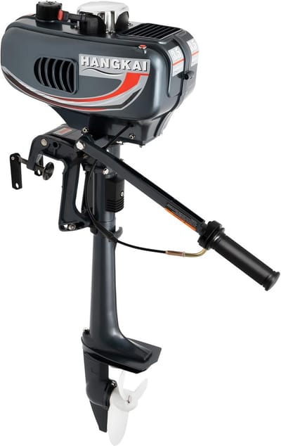 Buitenboordmotor 3,5 pk 2-takt voor Vissersboot met Waterkoeling en Handstart