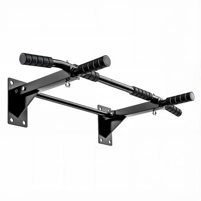 Unyqoos® Wandgemonteerde multifunctionele trainingsstang voor thuisfitness met antislipgrepen