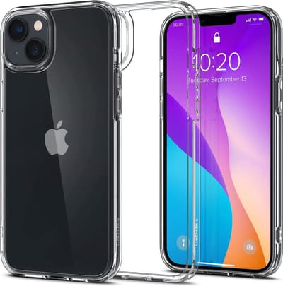 Geschikt voor Spigen Apple iPhone 14 Plus Ultra Hybrid Hoesje Back Cover Transparant