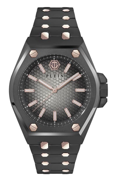 Philipp Plein Plein Extreme Gent PWPMA0424 Horloge - Staal - Grijs - Ø 43 mm
