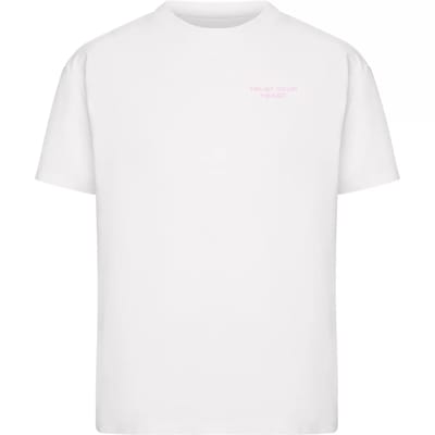 Mister Tee - Trust Your Heart Dames Tshirt - XS - Wit