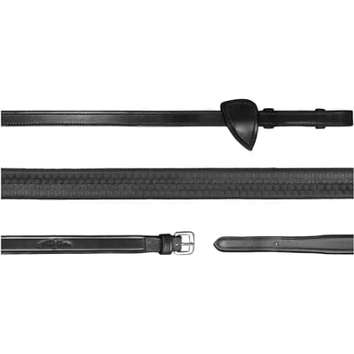 Rubberen paardenteugels Dy'on New English Collection 5/8"