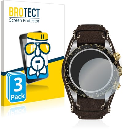 Screenprotector 3 Stuks voor Tudor Black Bay Chrono 41mm Beschermglas transparant