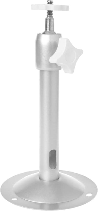 Projector Beugel - Wandmontage Houder - Presentaties Geven - 360 Graden Draaibaar - 16.5cm Hoog - Zilver