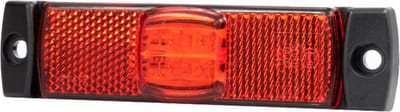led zijmarkeringslamp universeel rood 4x led - contourlamp - led zijlamp - breedtelamp
