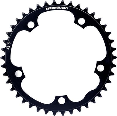 Stronglight kettingblad S Race Dural (steek 130mm) 42T 9/10v zwart