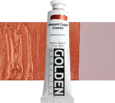 Golden Heavy Body Acrylverf serie 7 | Iridescent Copper Light (Fine) (4006-2) 59 ml