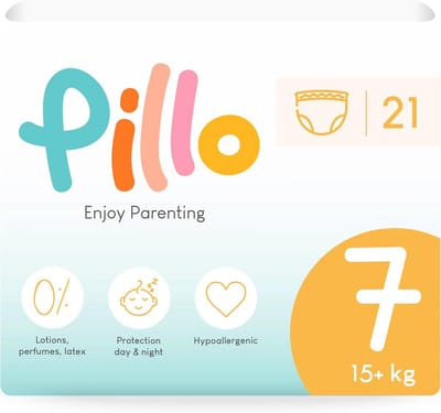 Pillo Pants Luierbroek Maat 7 voor Peuters vanaf 15 kg - Verpakking van 21 Luiers