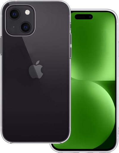Hoesje Geschikt voor Apple iPhone 15 - Sterk & Shockproof - Hoes Cover - Siliconen Case - Transparant
