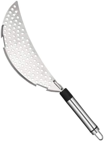 Dailygoods- Potzeef Roestvrij staal - Halve maanvorm - Afdruiprek - Handvatten - Duurzaam - Ruimtebesparend ontwerp - Zeef
