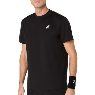 ASICS Court T-shirt Heren-Zwart