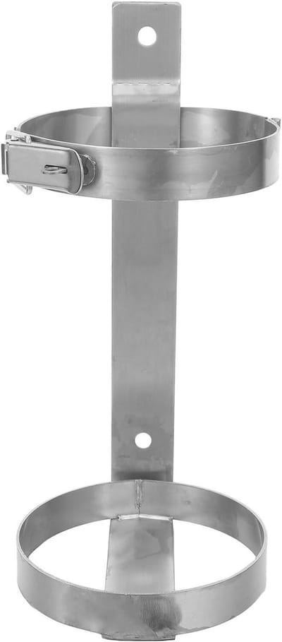 Brandblusserhouder - Veiligheidsbeugel - Veilig Opbergen - Snelsluitende Beugel - 31.5 cm - Zilver