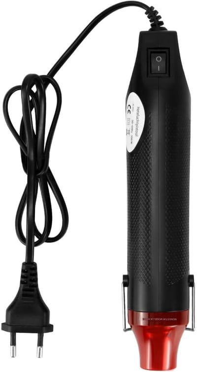GELLDG Heteluchtpistool - Mini heteluchtpistool - 220V 300W - Handzaam heteluchtpistool - Geschikt voor krimpkousen, reliëfdruk, het drogen van verf en het drogen van papier