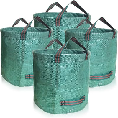 Tuinzakken 272 liter - Set van 3 duurzame tuinafvalzakken van polypropyleen