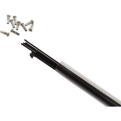 10-spaaks roestvrijstalen buis met nippel P2R 268 mm