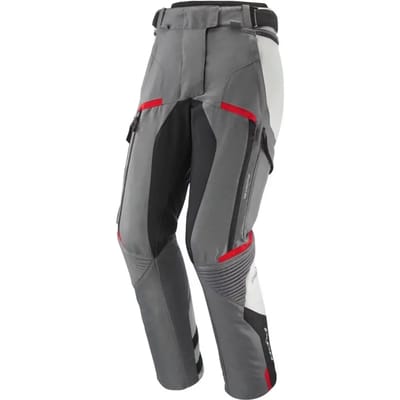 Ixon Midgard PT L Grijs Zwart Rood Waterdichte Dames Textiele Motorbroek - Broek