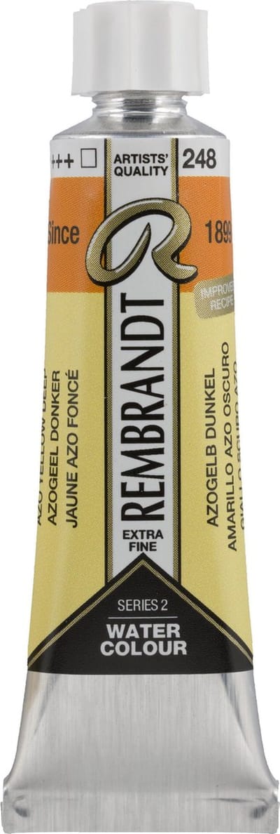 Rembrandt Aquarelverf Tube 10 ml Azogeel Donker 248