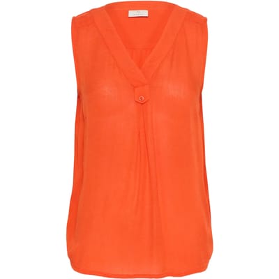Mouwloze damesblouse KAFFE Ciara Amber