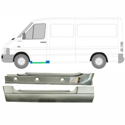 Binnen + buiten reparatiepaneel voor dorpel voor Volkswagen LT 1996-2005 / Links