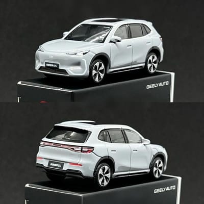 Bburago 1:64 Geely E5 Ex5 Legering SUV Auto Model Diecasts Metaal Nieuwe Energie Voertuigen Auto Model Simulatie Miniatuur Schaal Kinderen Cadeaus
